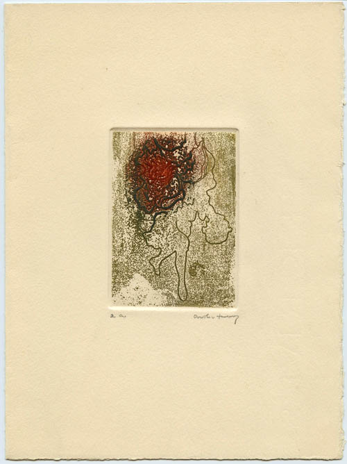 Dorothea Tanning - Accueil - Cover - 1958 color etching